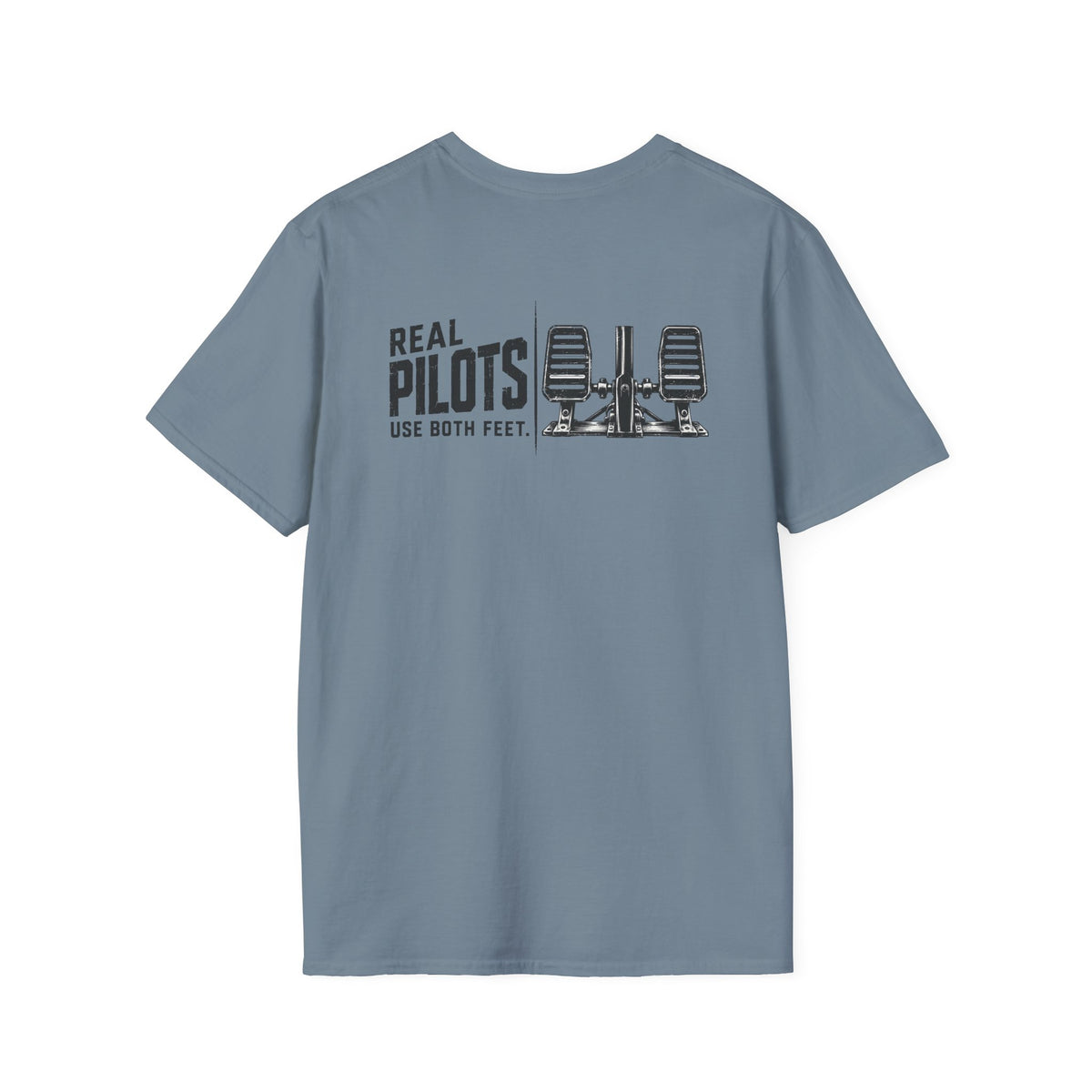 Real Pilots Use Both Feet